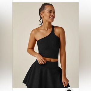 Beyond Yoga Black One-Shoulder Tank Top